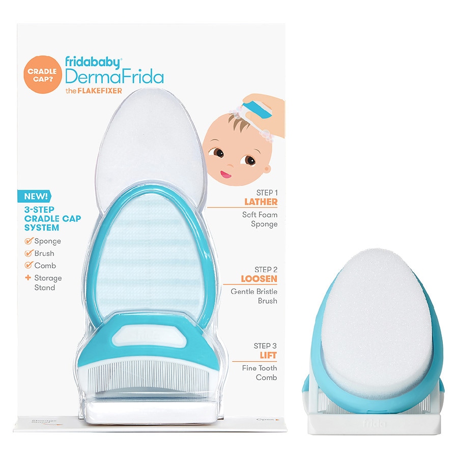 FridaBaby DermaFrida the FlakeFixer the 3-Step Cradle Cap System