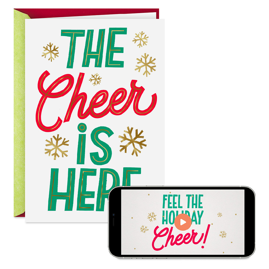 Hallmark Hallmark Video Greeting Christmas Card (The Cheer Is Here) V3