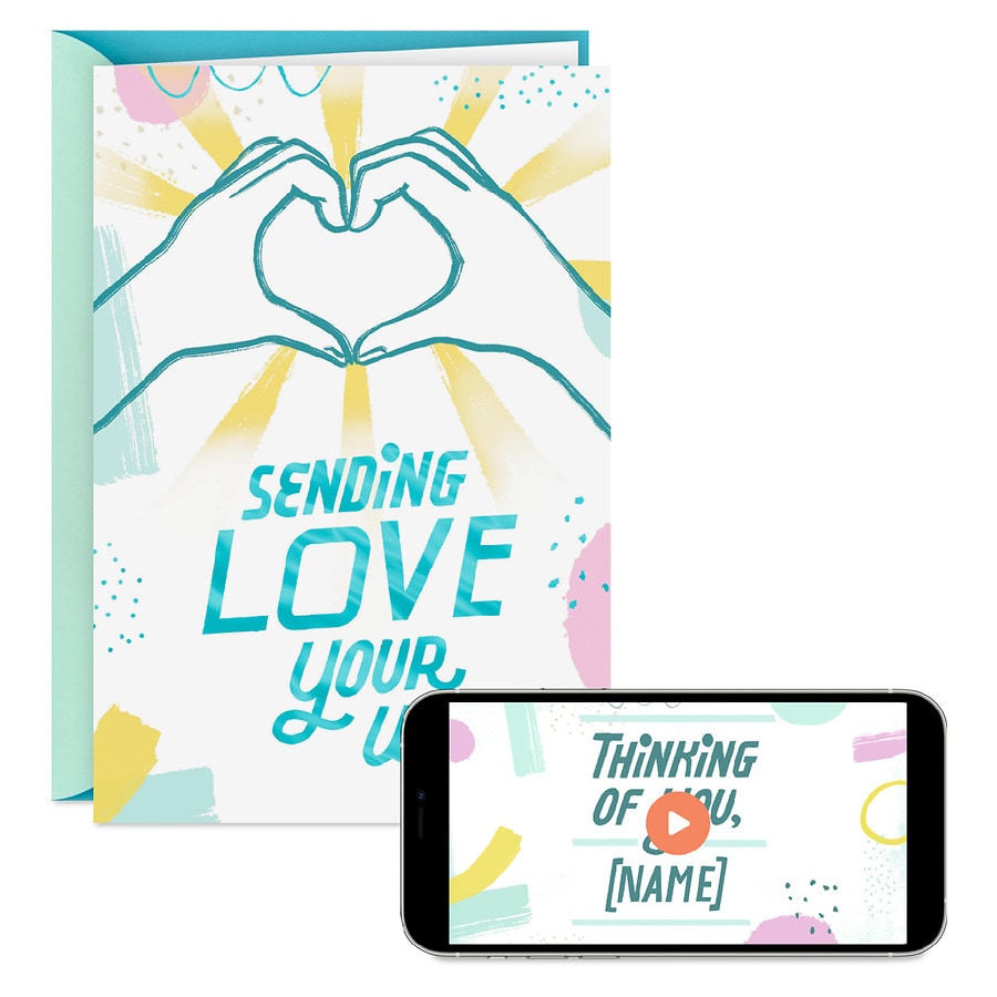 Hallmark Video Greeting Thinking of You Card (Sending Love Your Way) V14