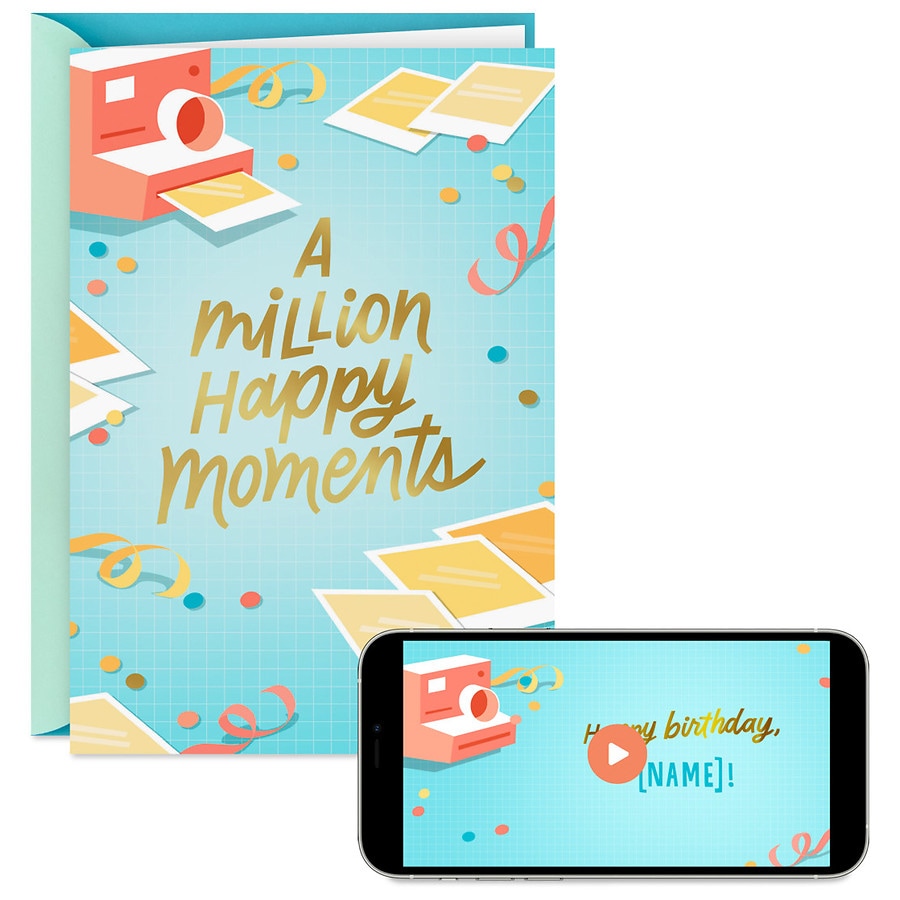 Hallmark Video Greeting Birthday Card (A Million Happy Moments) V22