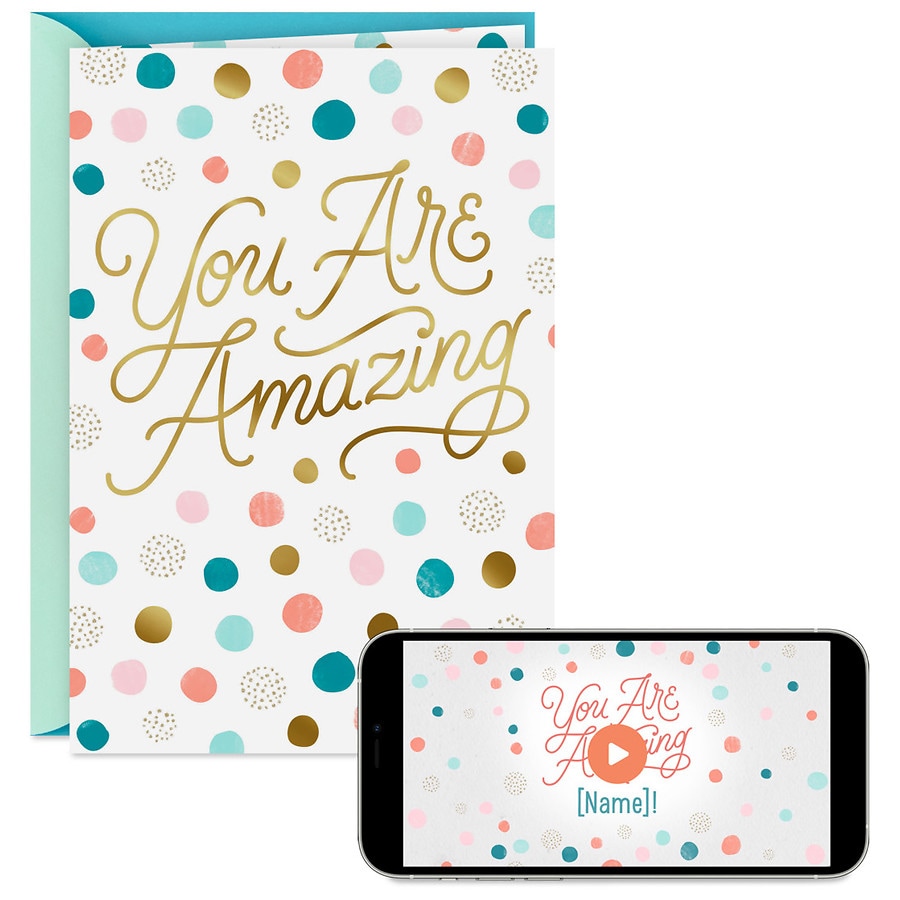 Hallmark Video Greeting Birthday Card (You Are Amazing) V24