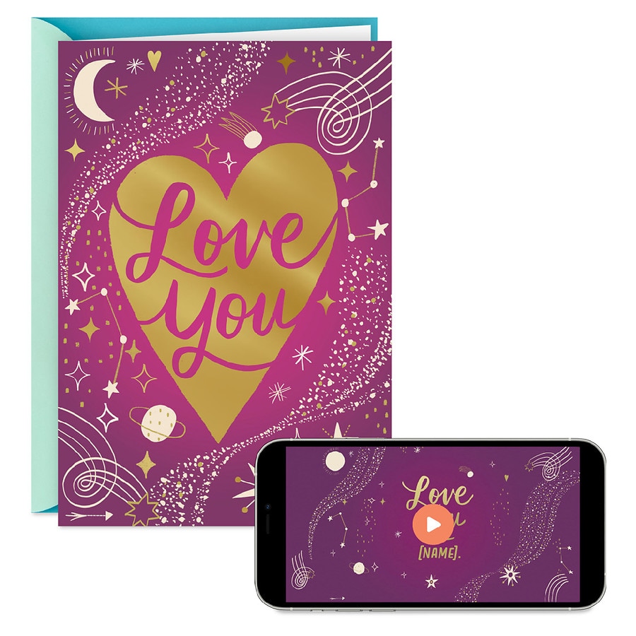 Hallmark Video Greeting Love Card (Lucky to Love You) V32