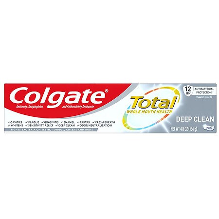 colgate total toothpaste deep clean