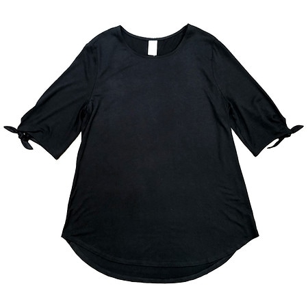 West Loop Women's Bow Sleeve Tunic Black, Black