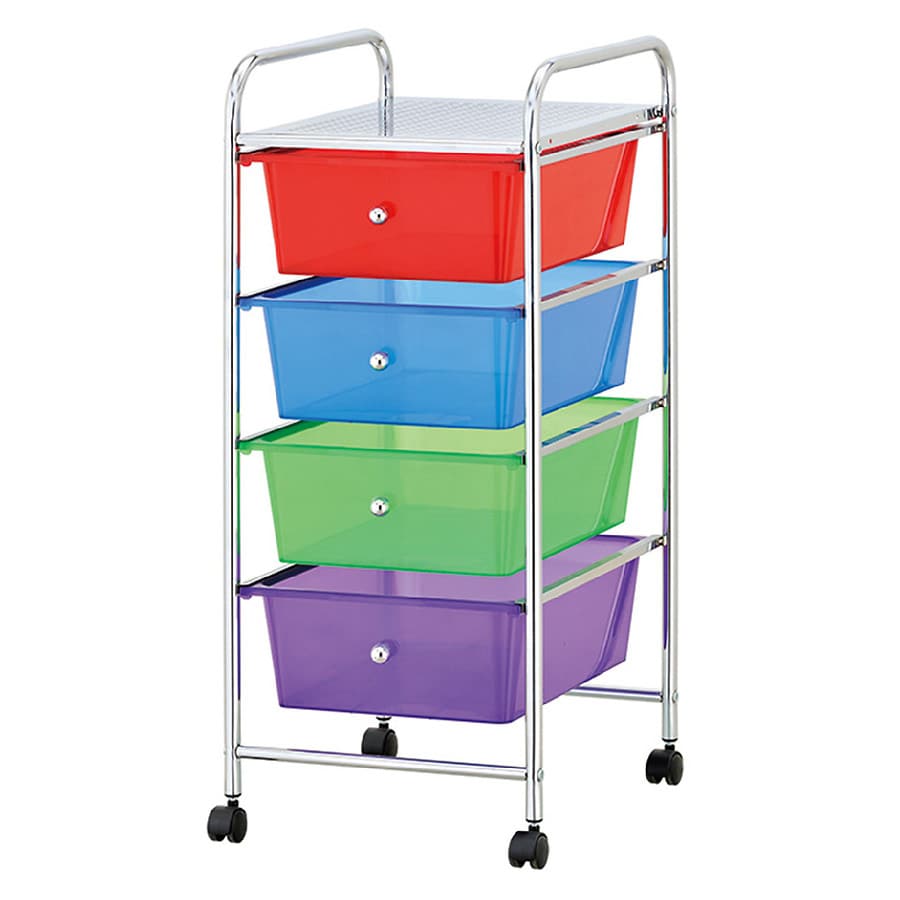 Photo 1 of 4 Drawers Rolling Cart