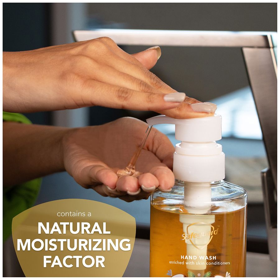 Safeguard Liquid Hand Soap Notes of Coconut