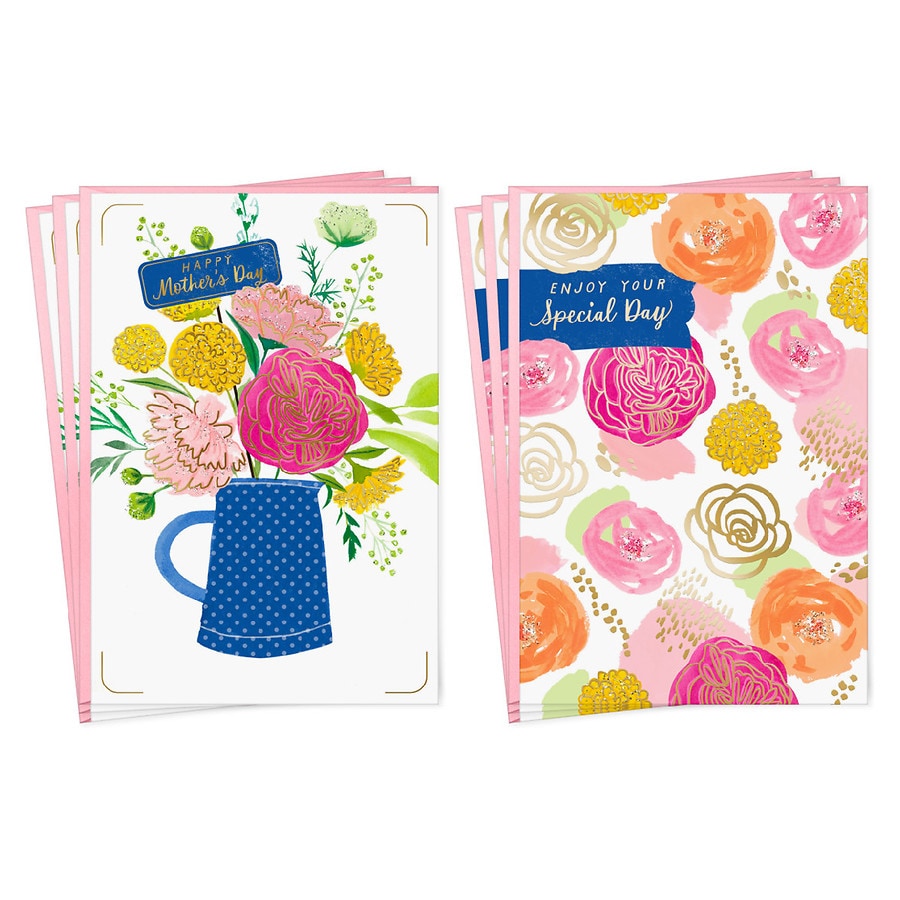 Hallmark Mother's Day Cards with Envelopes, 2 Floral Designs