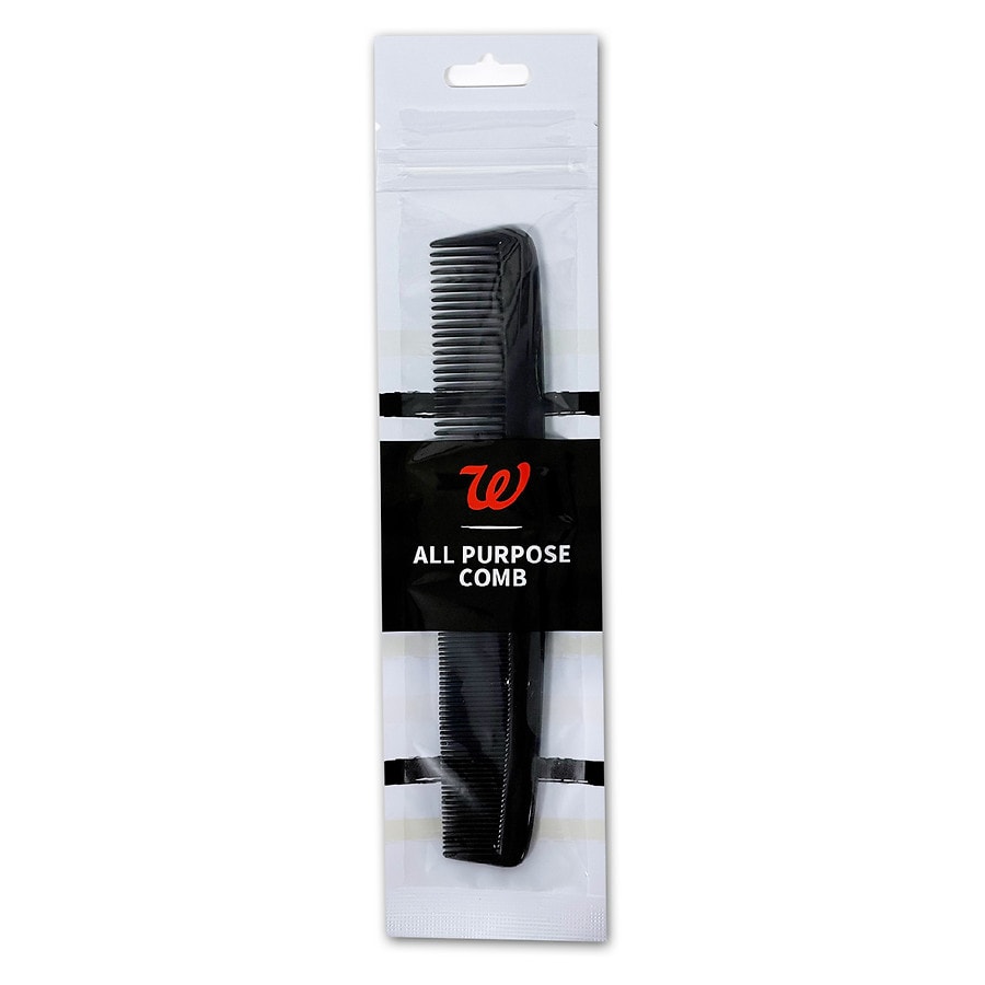 Walgreens All Purpose Comb Black Black