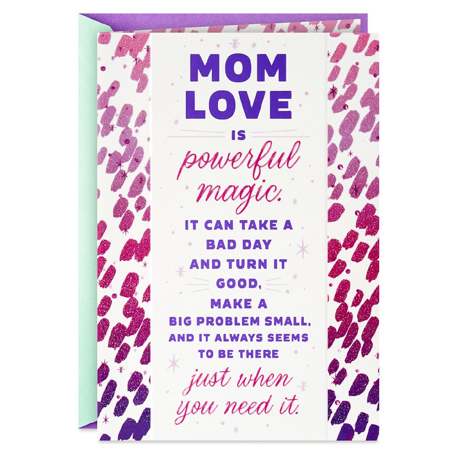 Hallmark Mother's Day Card (Mom Love Is Powerful Magic)(F11)