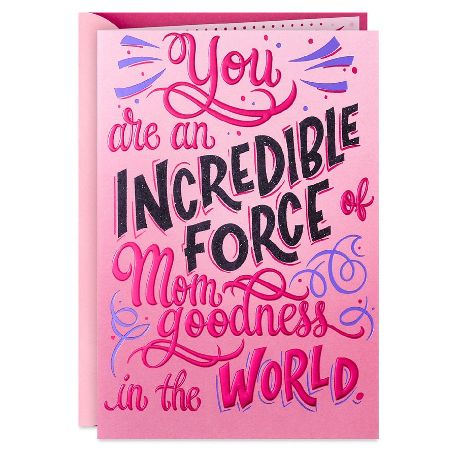 Hallmark Mother's Day Card (Even Super Moms Deserve a Day Off)(F3)