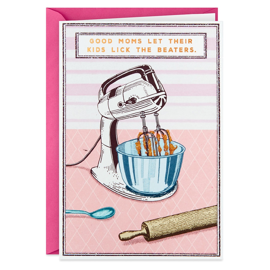 Hallmark Shoebox Funny Mother's Day Card (Lick the Beaters)(F24)