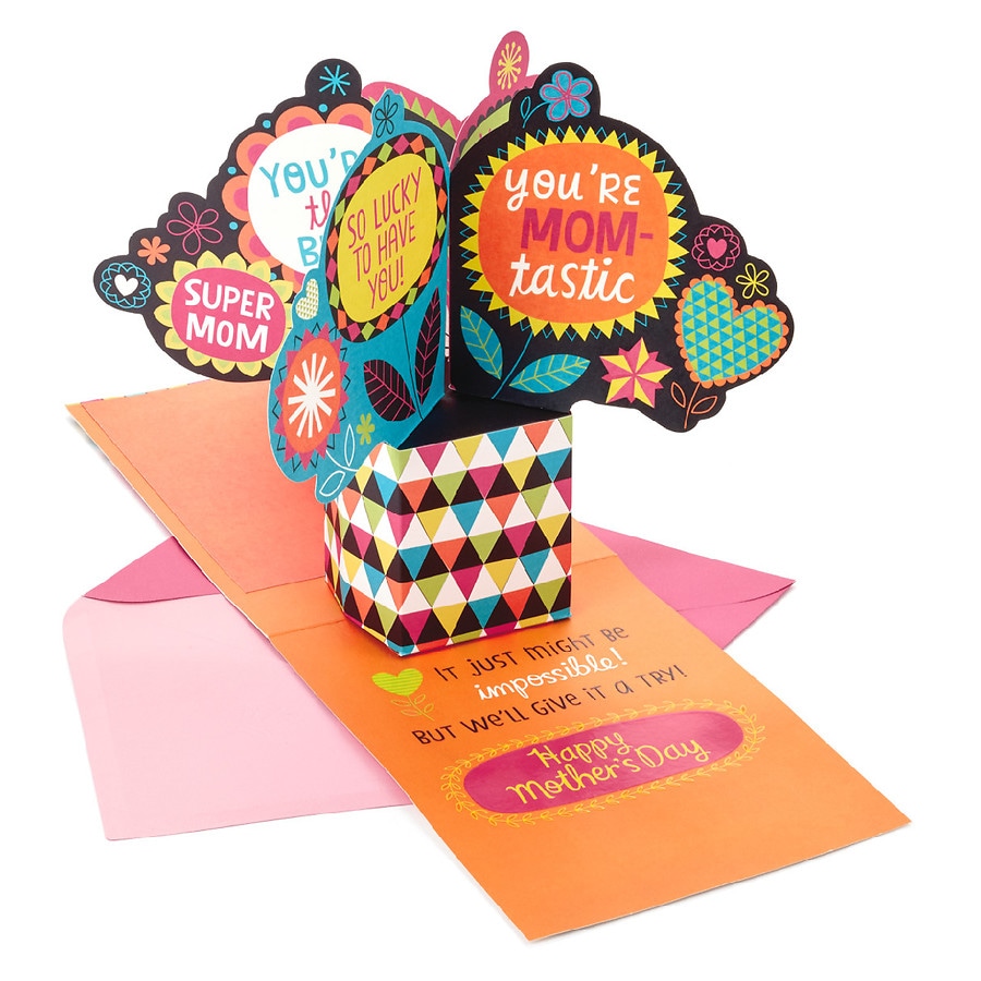 Hallmark Pop-Up Mother's Day Card from Kids (All Our Love Bouquet 3D)(S49)