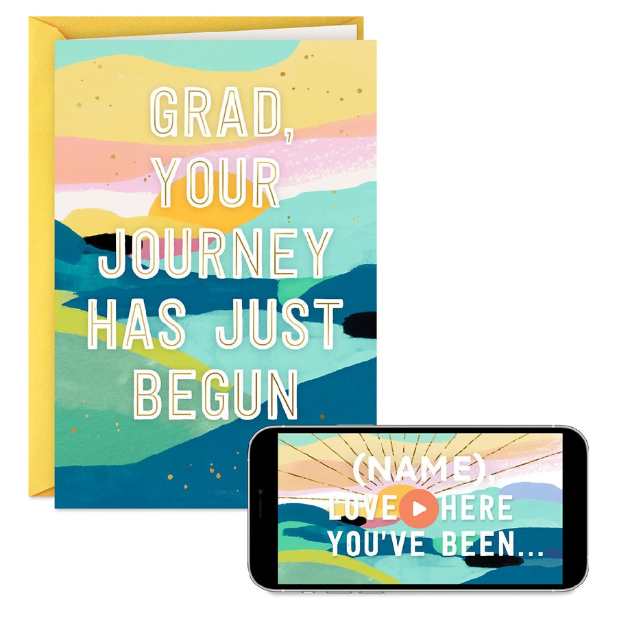 Hallmark Video Greeting Graduation Card (Love Where You're Going) (V4)