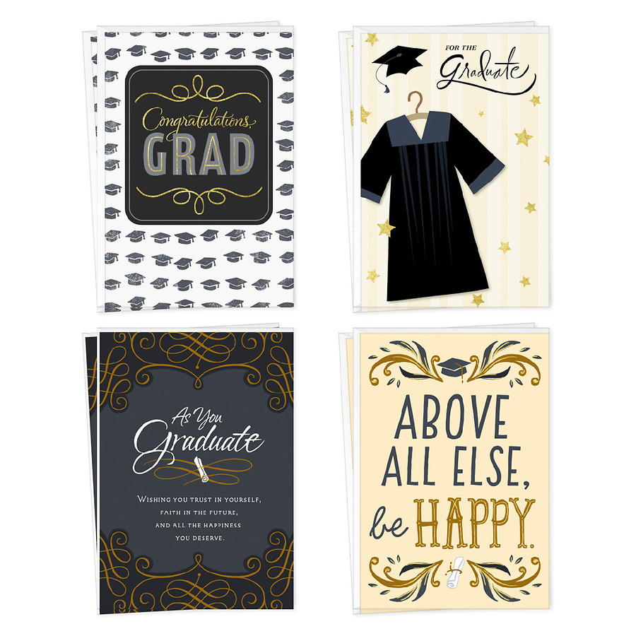 Hallmark Assorted Graduation Cards, (Wishes for Success)