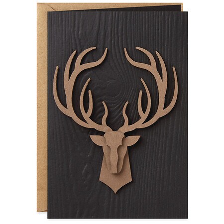 UPC 720473886207 product image for Hallmark Signature Birthday Card for Men, Deer Head - 1.0 ea | upcitemdb.com