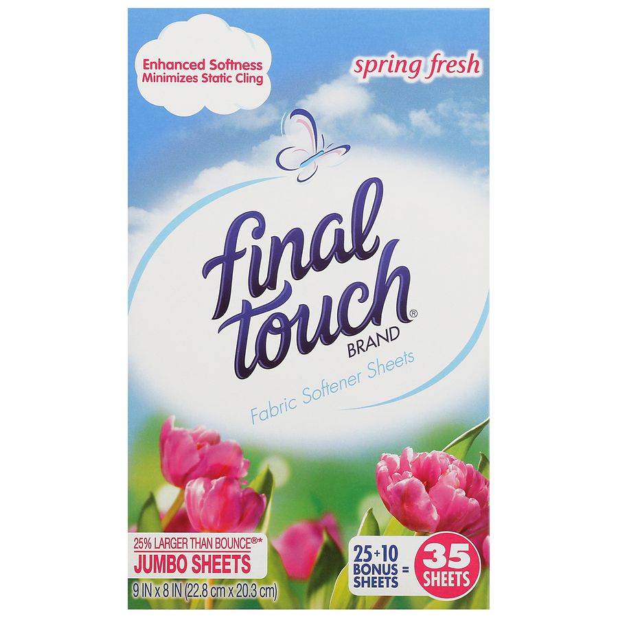 Final Touch Fabric Softener Sheets