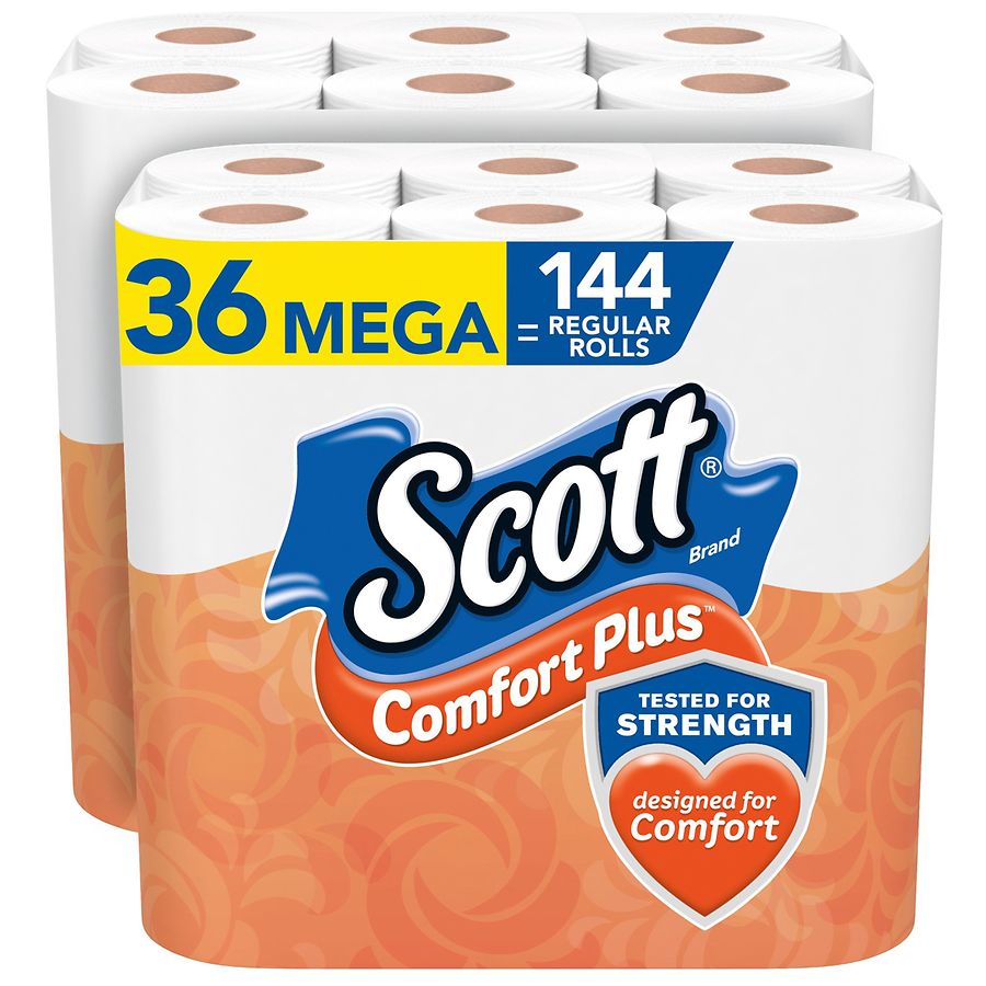 Scott ComfortPlus Toilet Paper  Mega Rolls