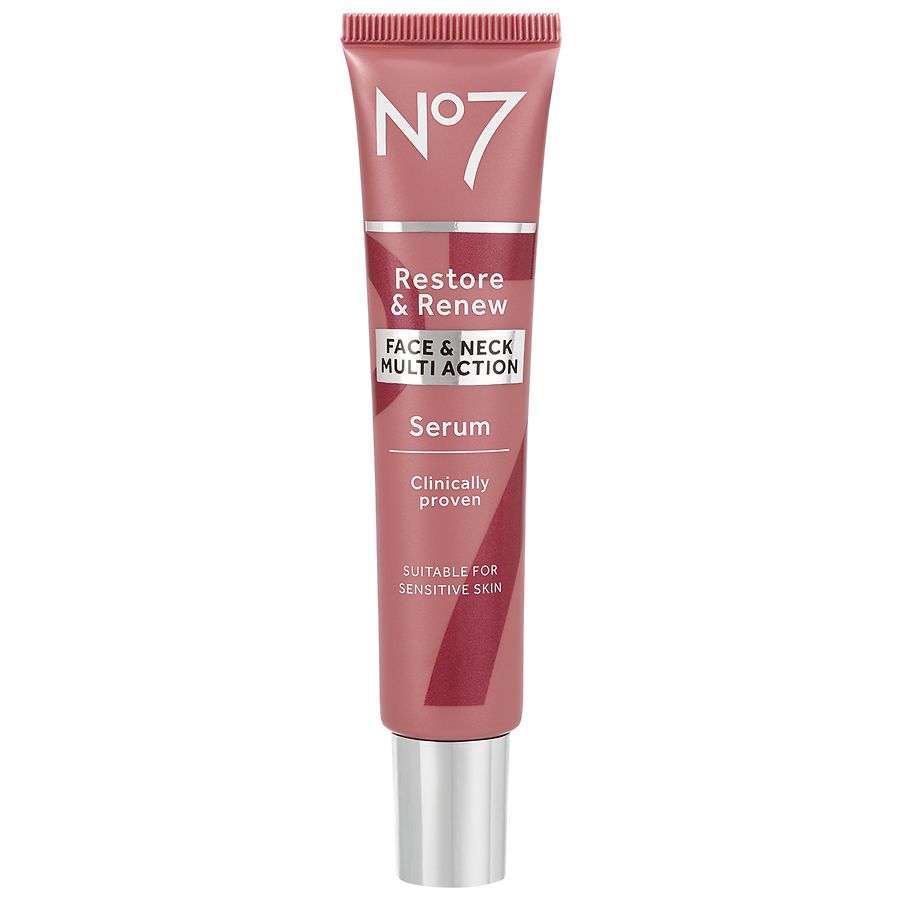 No7 Restore \u0026 Renew Face \u0026 Neck Multi-Action Serum - 1 fl oz