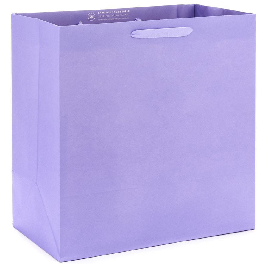 Hallmark Extra-Deep Gift Bag, Lavender