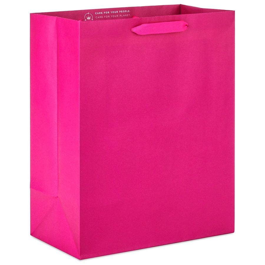 Hallmark Large Gift Bag, Hot Pink