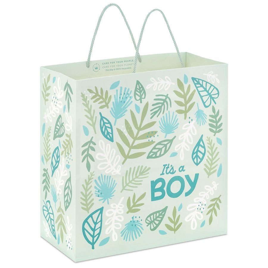 Hallmark Large Square Gift Bag, It's a Boy