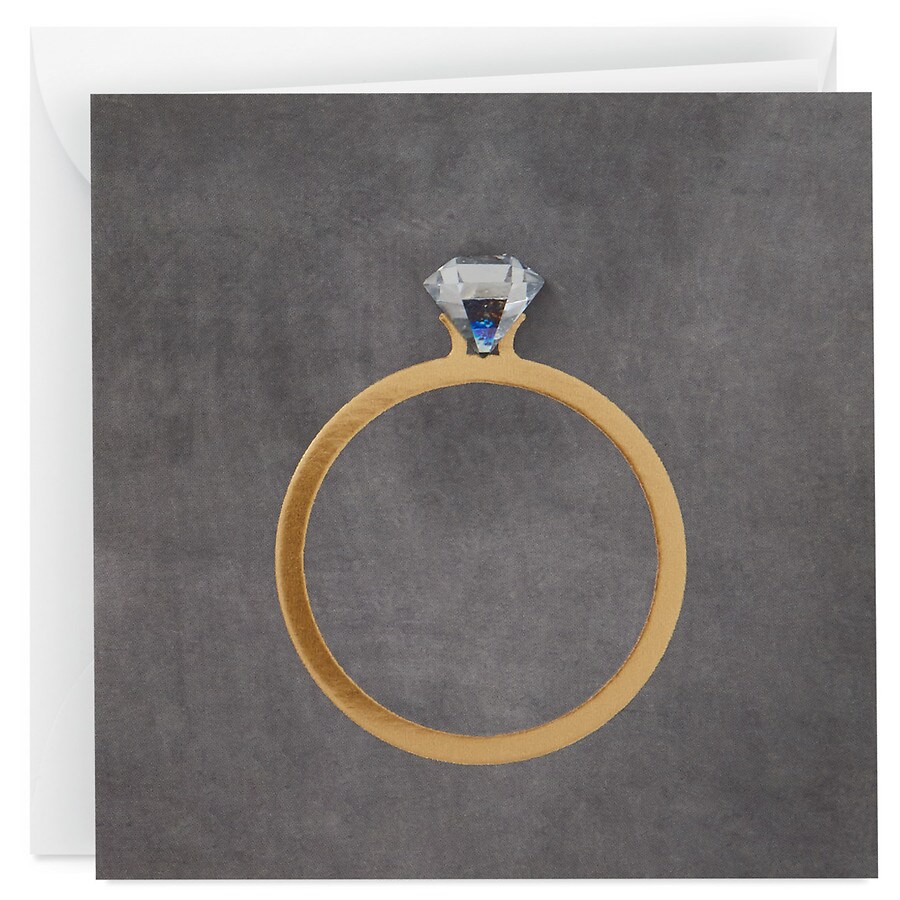 Hallmark Gift Enclosure Card, Diamond Ring