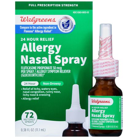Walgreens Allergy Spray 72 Meter Doses; 11.1 mL | Walgreens