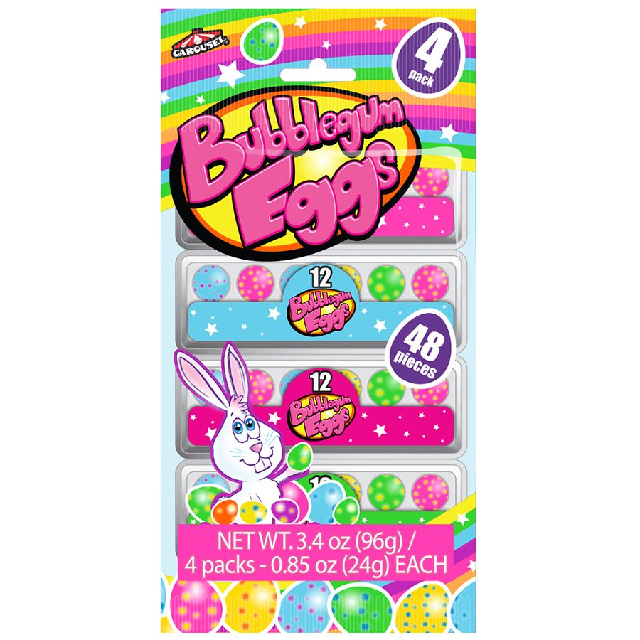 Carousel Bubble Gum Eggs