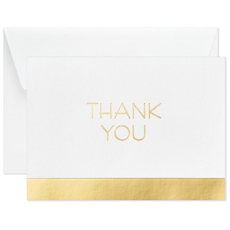 Hallmark Thank You Cards Assortment Bold Type 36 Thank You Notes with Envelopes for Business, Graduation, Birthdays, All Occasion 