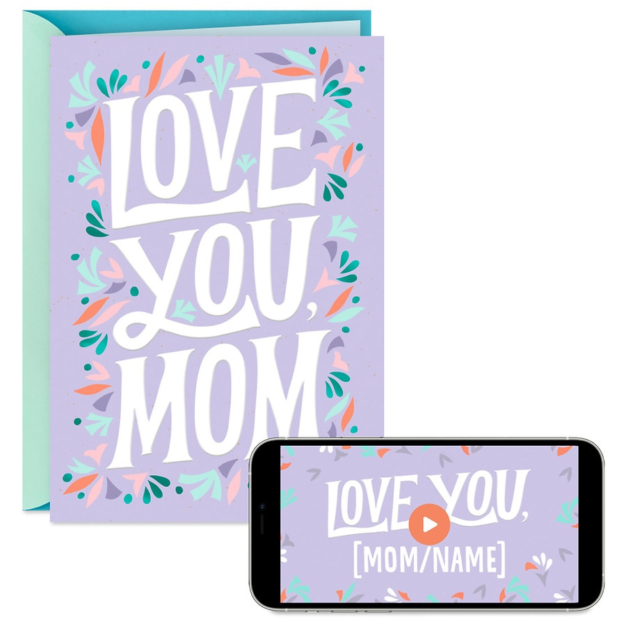 Hallmark Video Greeting Mother's Day Card for Mom (Love You) (V2)