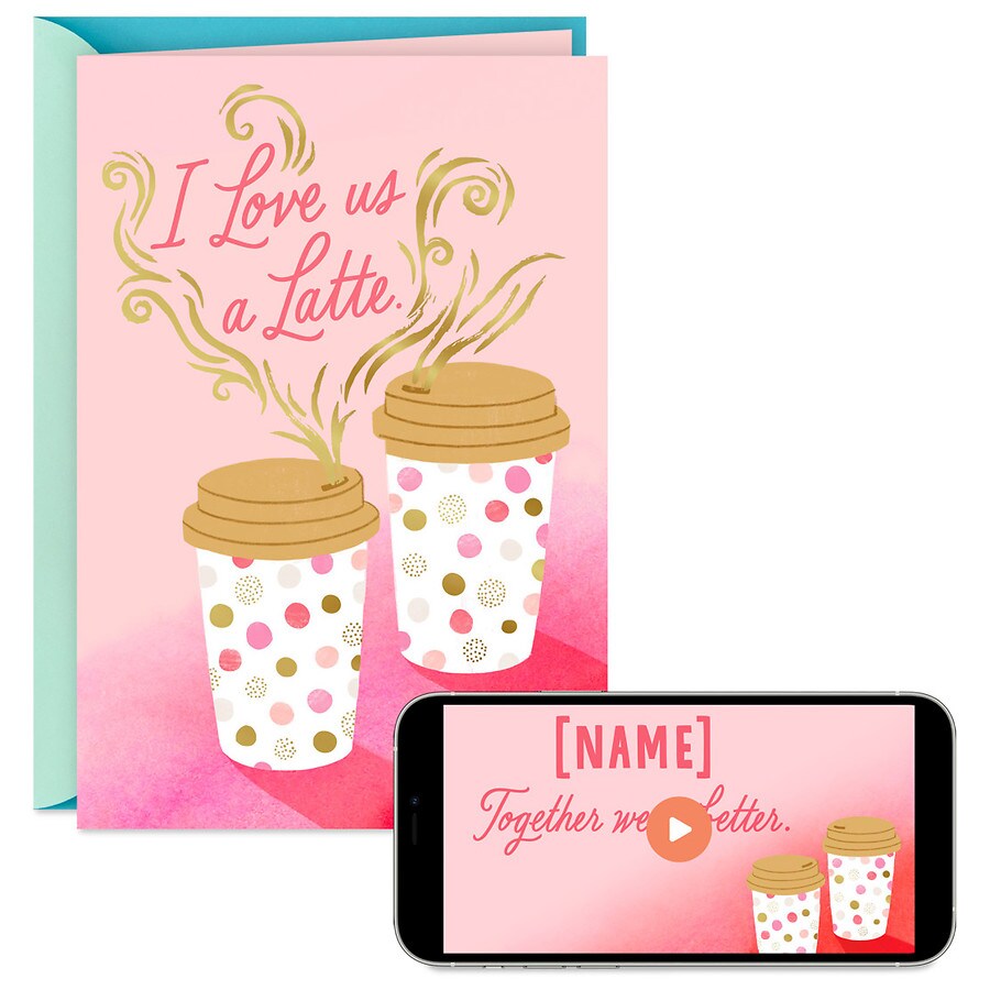 Hallmark Video Greeting Mother's Day Card (I Love Us a Latte)(V8)