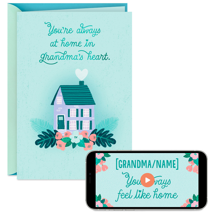 Hallmark Video Greeting Mother's Day Card for Grandma (You Always Feel Like Home)(V3)