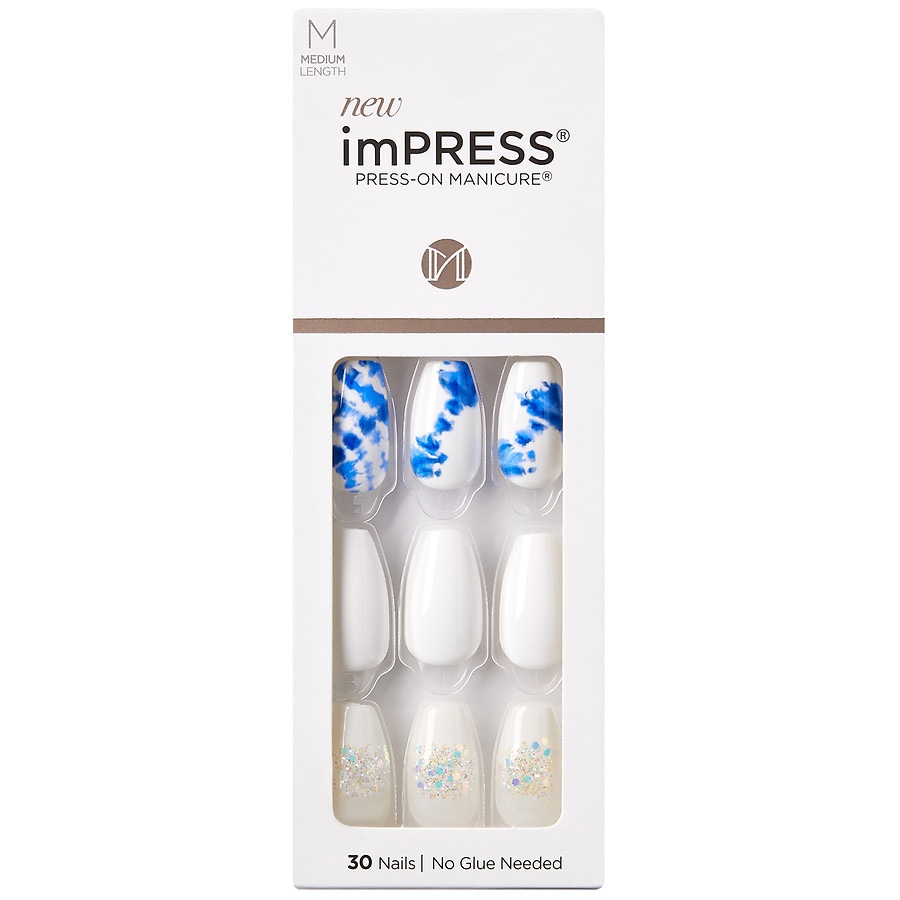 Photo 1 of imPRESS Medium Length Press-On Manicure Fake Nails