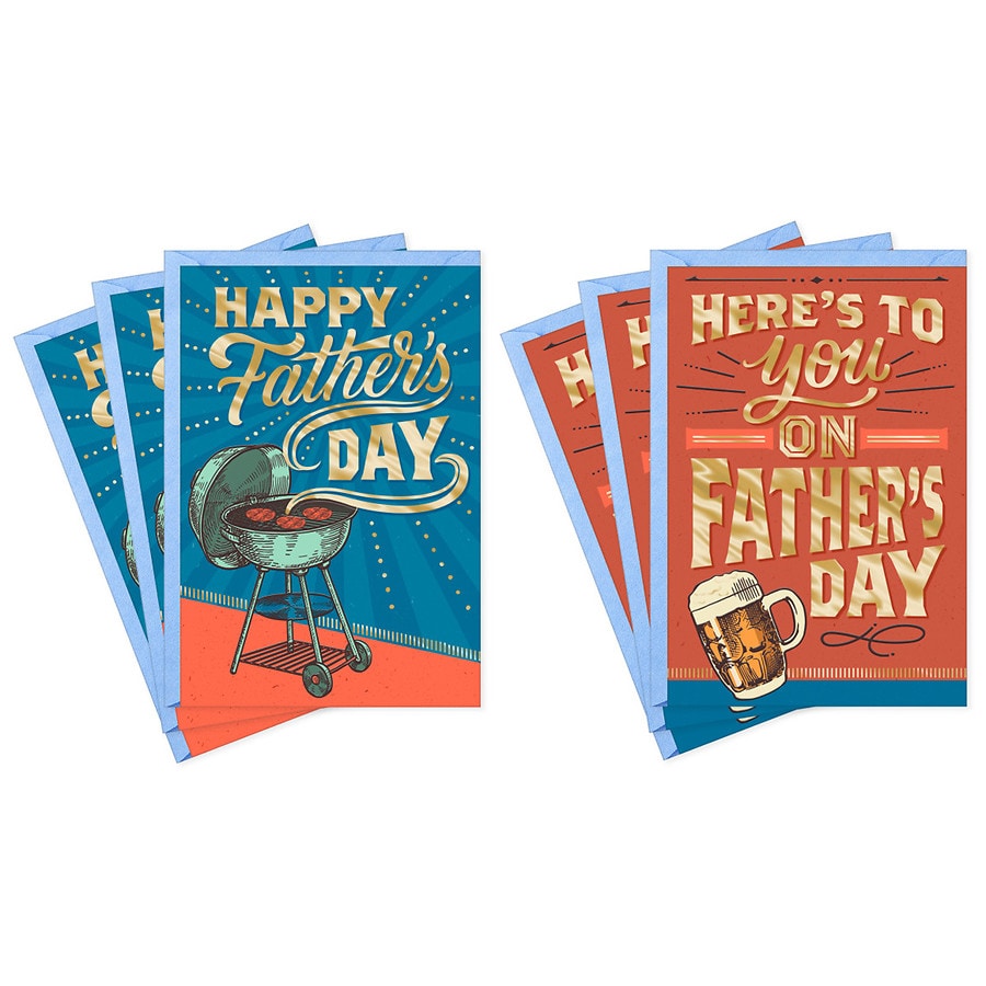 Hallmark Father's Day Cards Assortment, Beer and BBQ