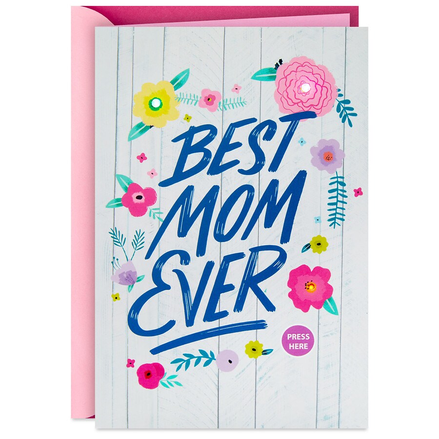 Hallmark Musical Card With Light (Best Mom Ever) (S41)