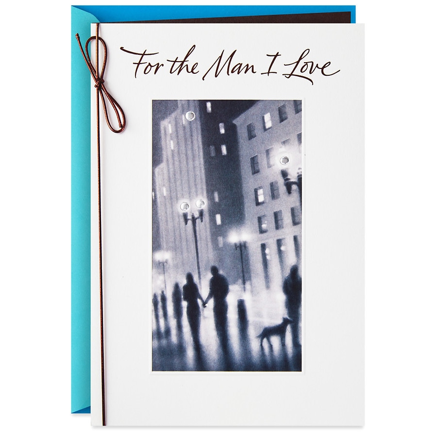 Hallmark Romantic Father's Day Card (For the Man I Love)(S29)