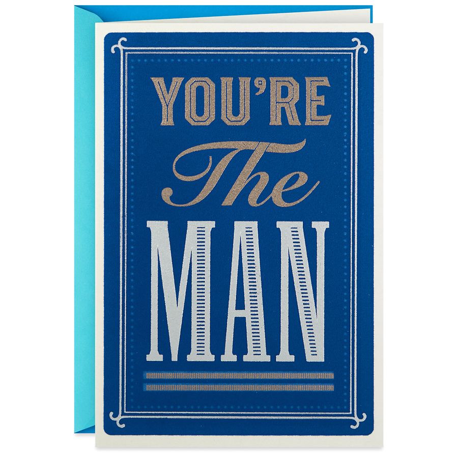 Hallmark Father's Day Card (You're the Man)(S33)