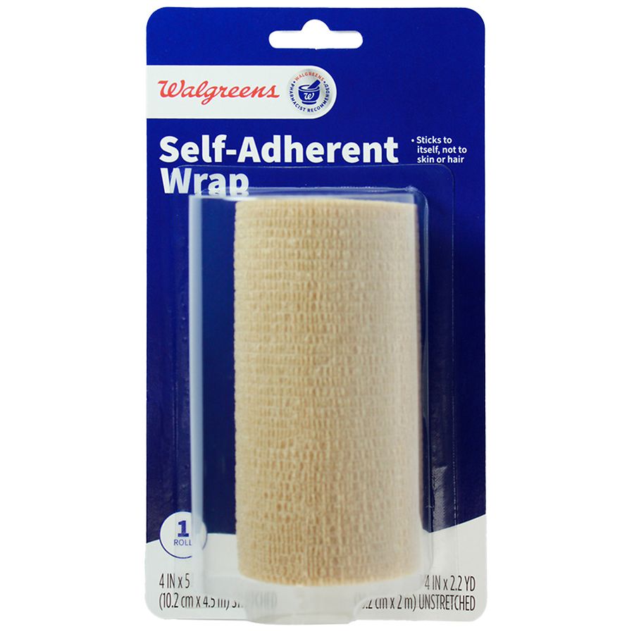 Walgreens Self-Adherent Wrap 4 inch Tan