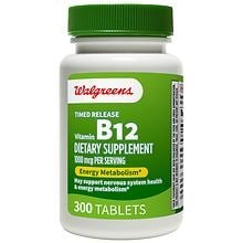 Walgreens Timed Release Vitamin B12, 1000 Mcg | Walgreens