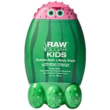 Raw Sugar Kids 2-in-1 Body Wash & Bubble Bath Watermelon Lemonade ...
