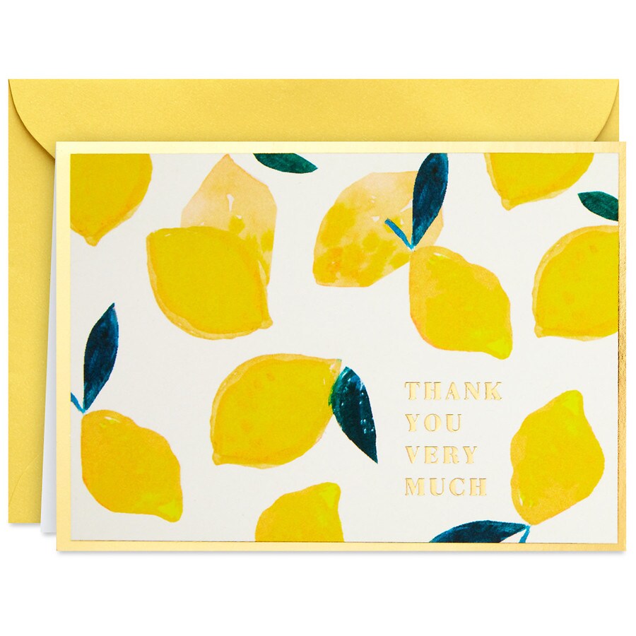 Hallmark Blank Thank-You Notes (Lemons) | Walgreens Hallmark Blank Thank-You Notes (Lemons) | Walgreens