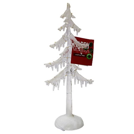 Festive Voice Light-Up Icicle Tree