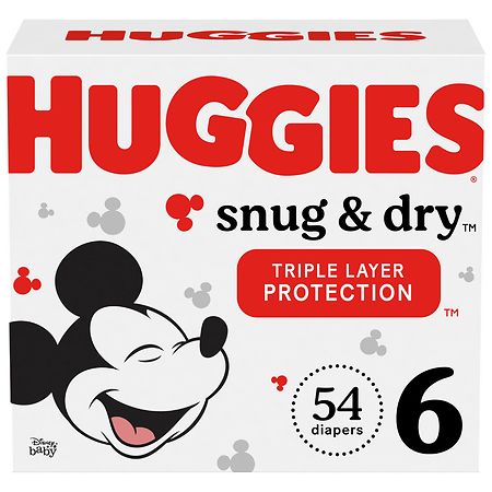 **BEST DEALS IN US** *NEW* HUGGIES Snug & Dry Diapers Choose Your Size 