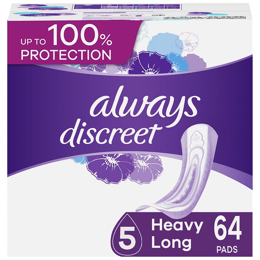 Always Discreet Heavy Long Incontinence Pads