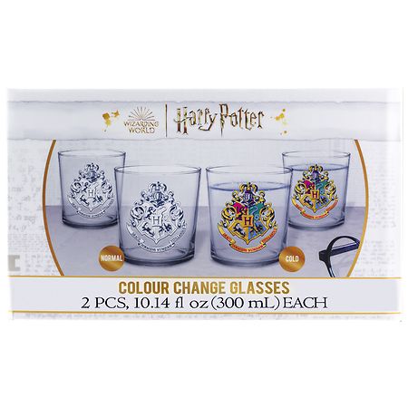 Harry Potter Set of Two Color Changing Glasses