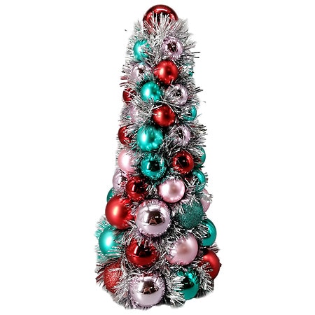 Festive Voice Tinsel Ornament Tree