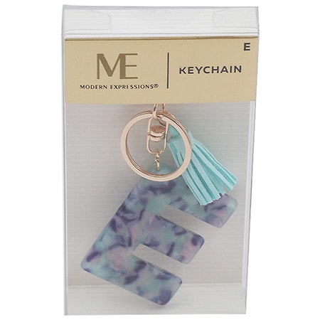 Modern Expressions Monogram Keychain E