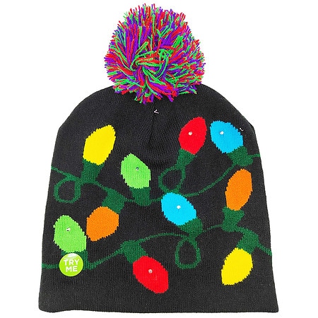 Festive Voice Light Bulb Beanie