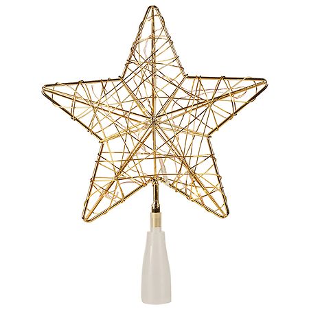 Festive Voice Light Up Star Tree Topper