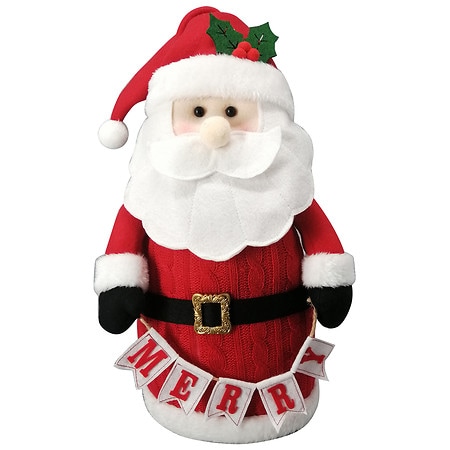 Festive Voice Large Plush Santa